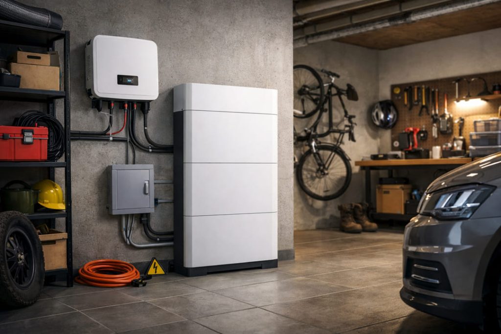 thuisbatterij plaatsen